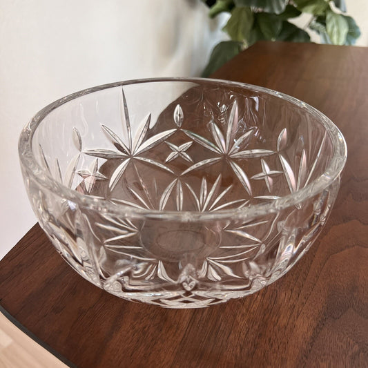 Tiffany & Co. Crystal Glass Serving Bowl Designed Exclusively for Enterprise 8”
