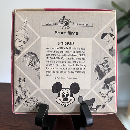 1951 RARE Disney Home Movies Alice And The White Rabbit Super 8 Color 200’ Reel