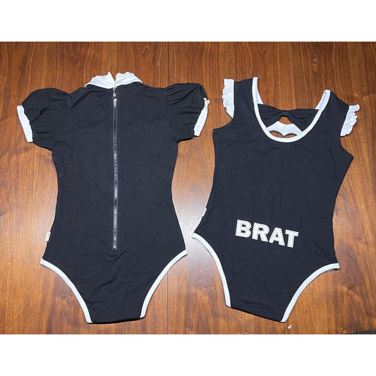 Little for Big XS Bodysuits Diaper Cover NWT Maid Brat Cheerleader Kink Roleplay