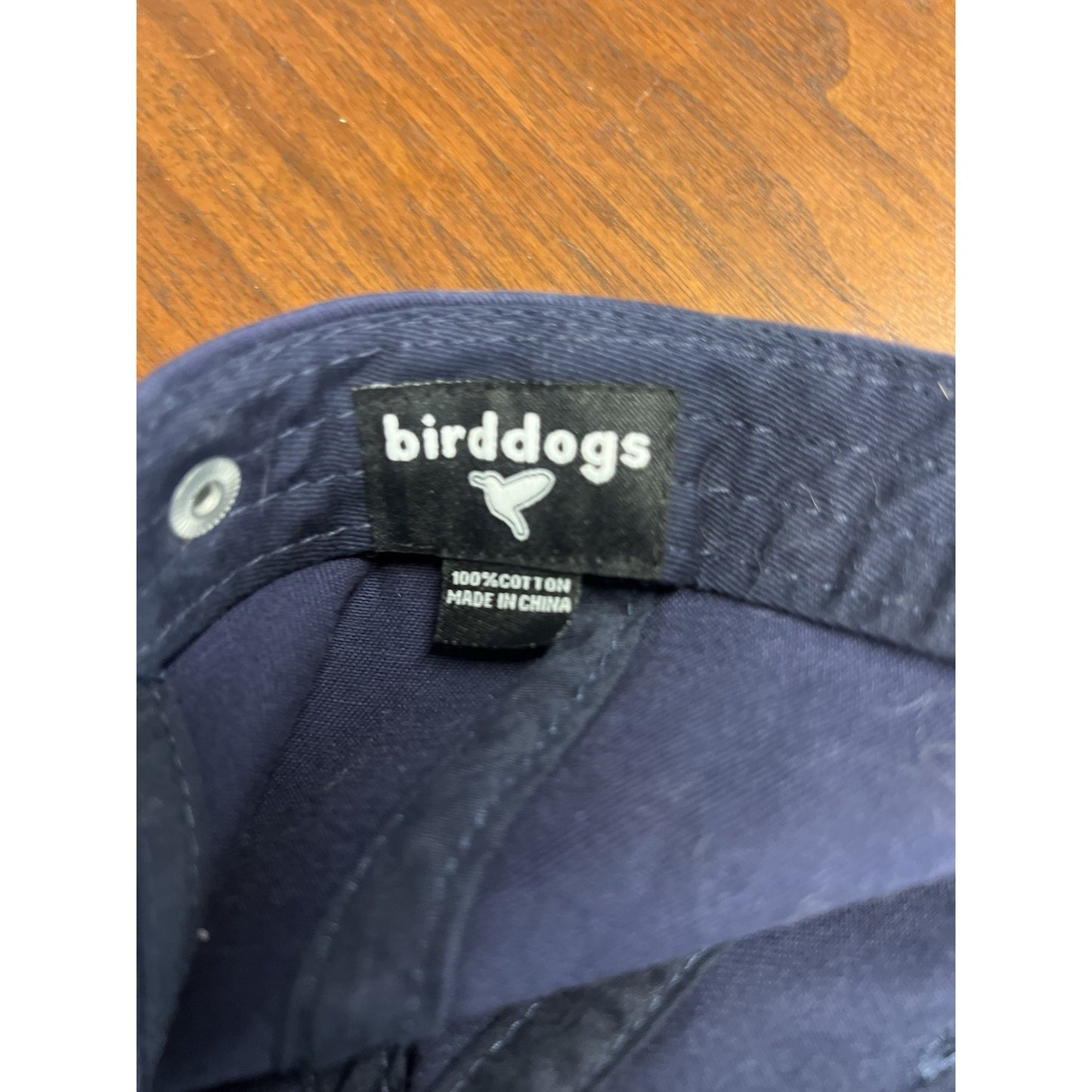 Birddogs Hat Blue Adjustable Navy “Free The Bird” Baseball Embroidered Logo Cap