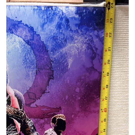 God of War Kratos and Atreus Premium Acrylic Art Panel - 24"x16"