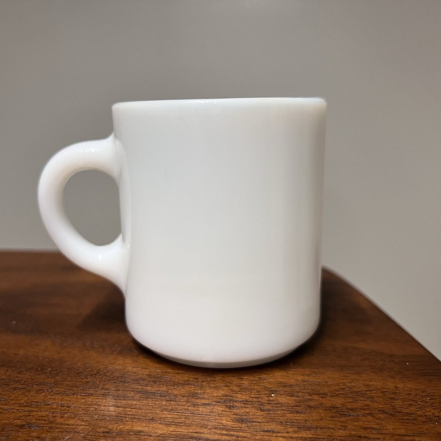 Hazel Atlas Coffee Mug “I Love Grandma” Milk Glass MCM Vintage Novelty Retro