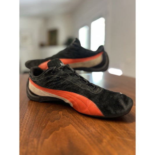 Puma Speedcat OG Sneaker Black and Red Men’s Size 13 Suede Upper Racing Inspired
