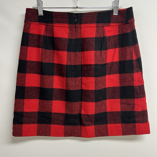 NWT J Crew (6) Plaid Skirt Wool Preppy Classic Holiday Academia Collegiate