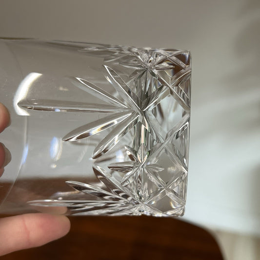 Cristal D'Arques Durand Chantilly Taille Beaugency Old Fashioned Tumbler Rocks