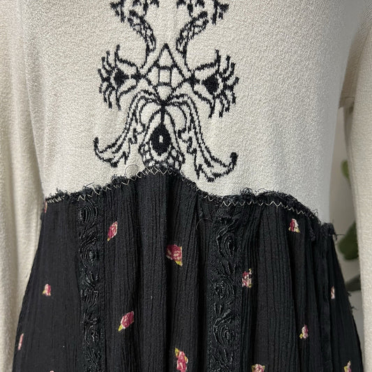 Boho Unique Stevie Nicks Gypsy Western Festival Punchy Country Bell Sleeve