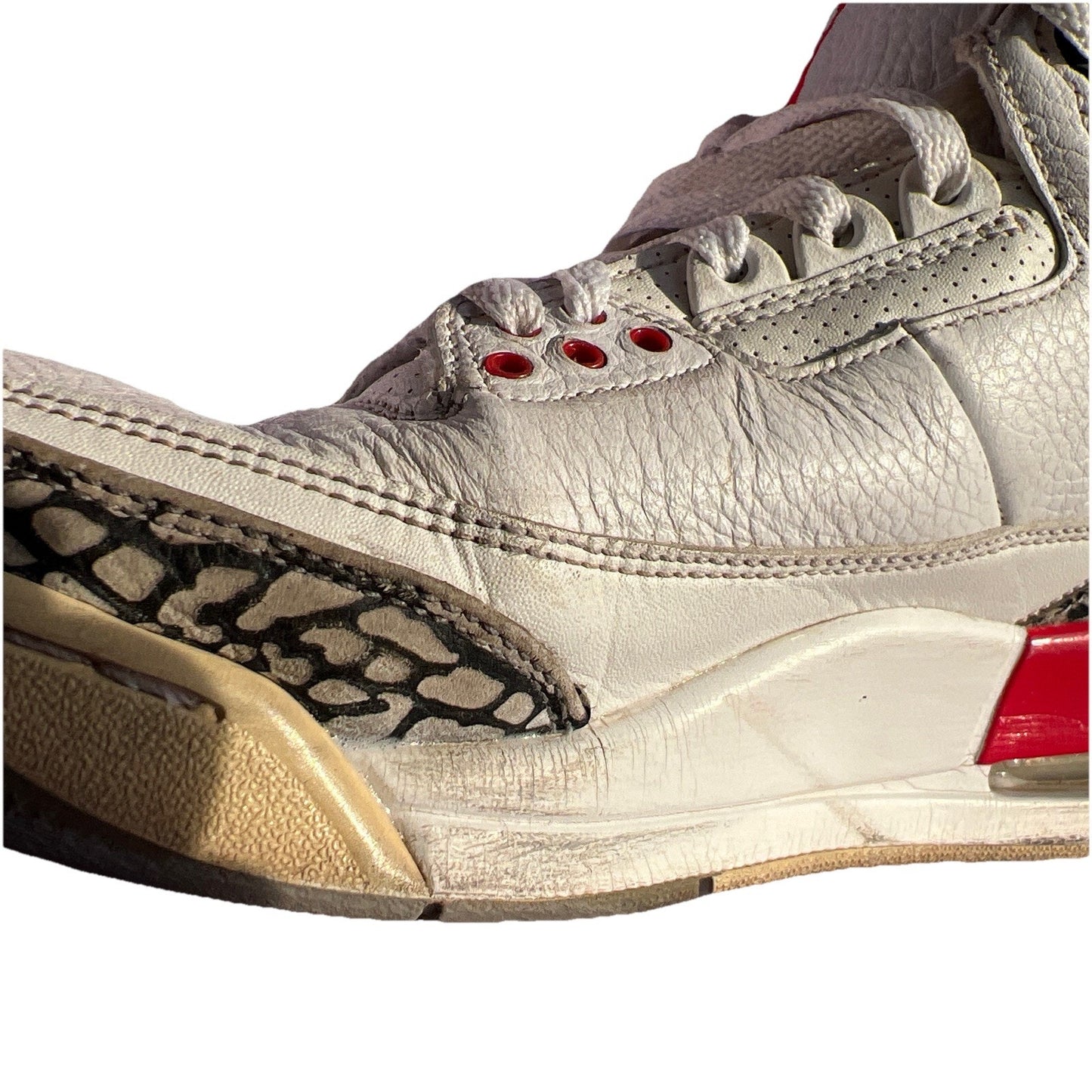 Nike Size 8.5 Air Jordan 3 Mid Cardinal Red