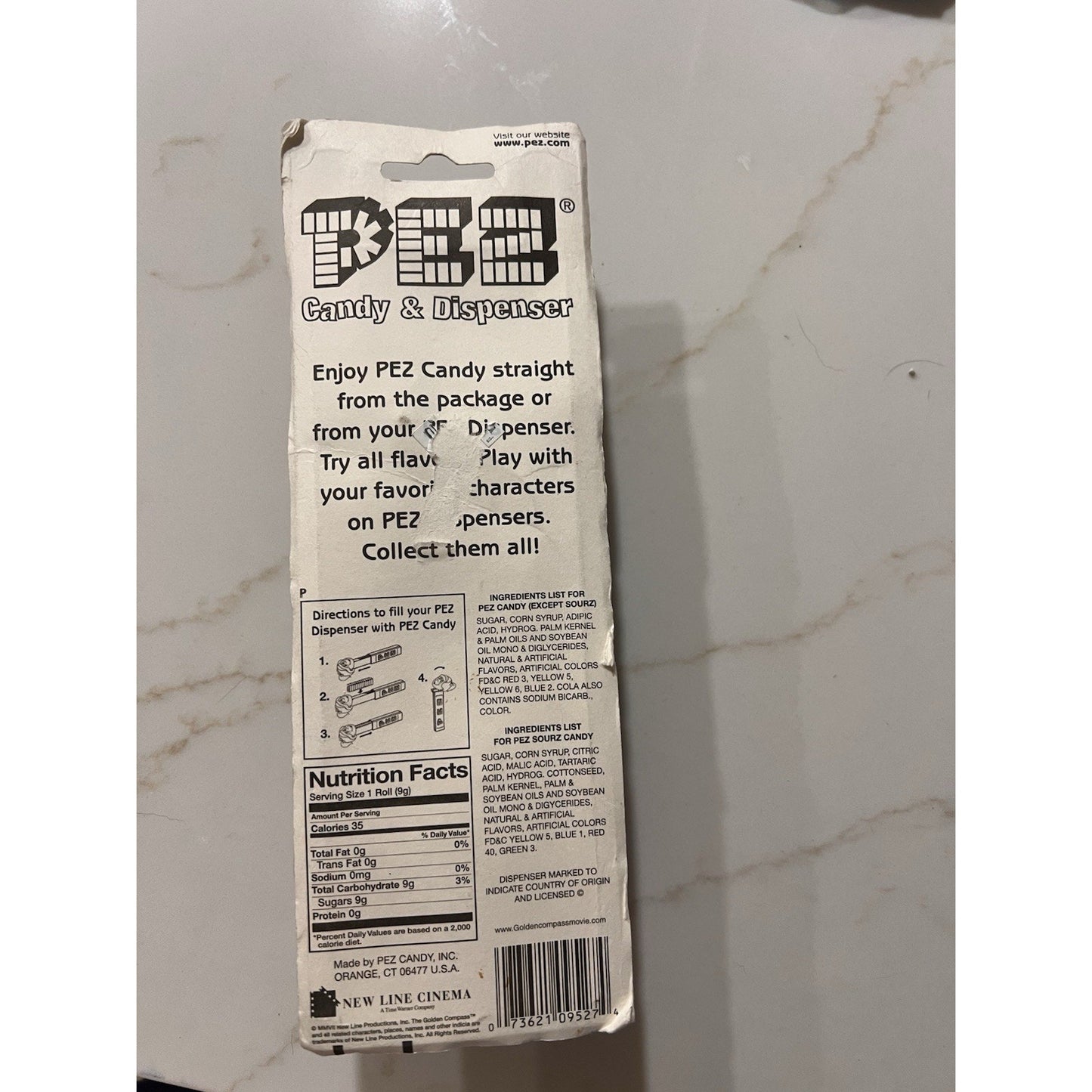 Vintage Pantalaimon (Pan) PEZ Dispenser From Golden Compas Movie - UNOPENED
