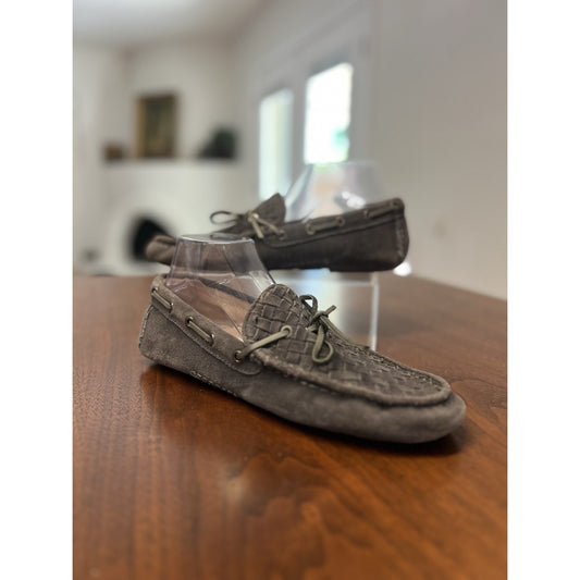 Ugg Ozwear Connection Slip-on Gray Suede Moccasin Slippers Men’s Size 11