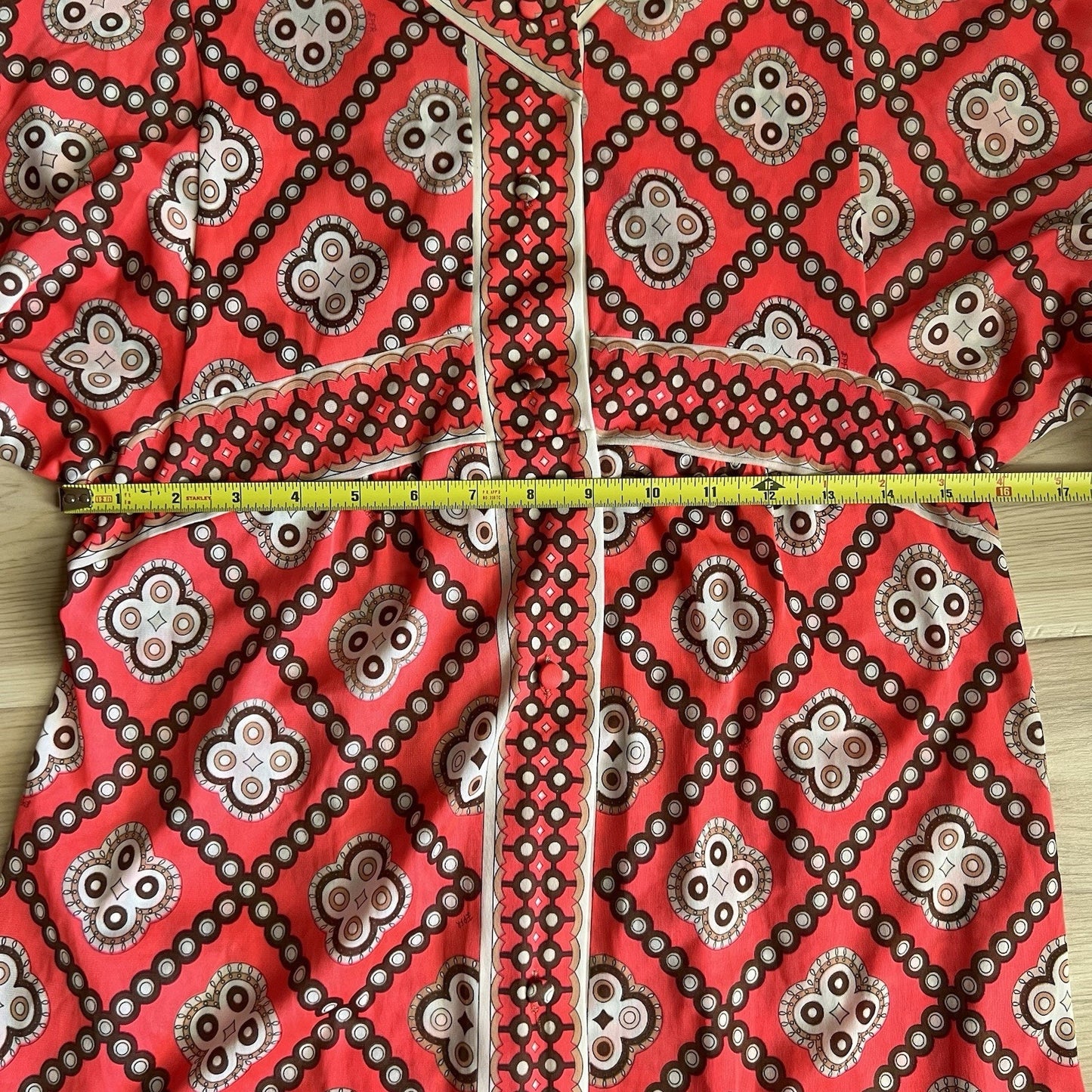 RARE Emilio Pucci Formfit Rogers EPFR Kimono Robe Hostess Gown Mod Psychedelic
