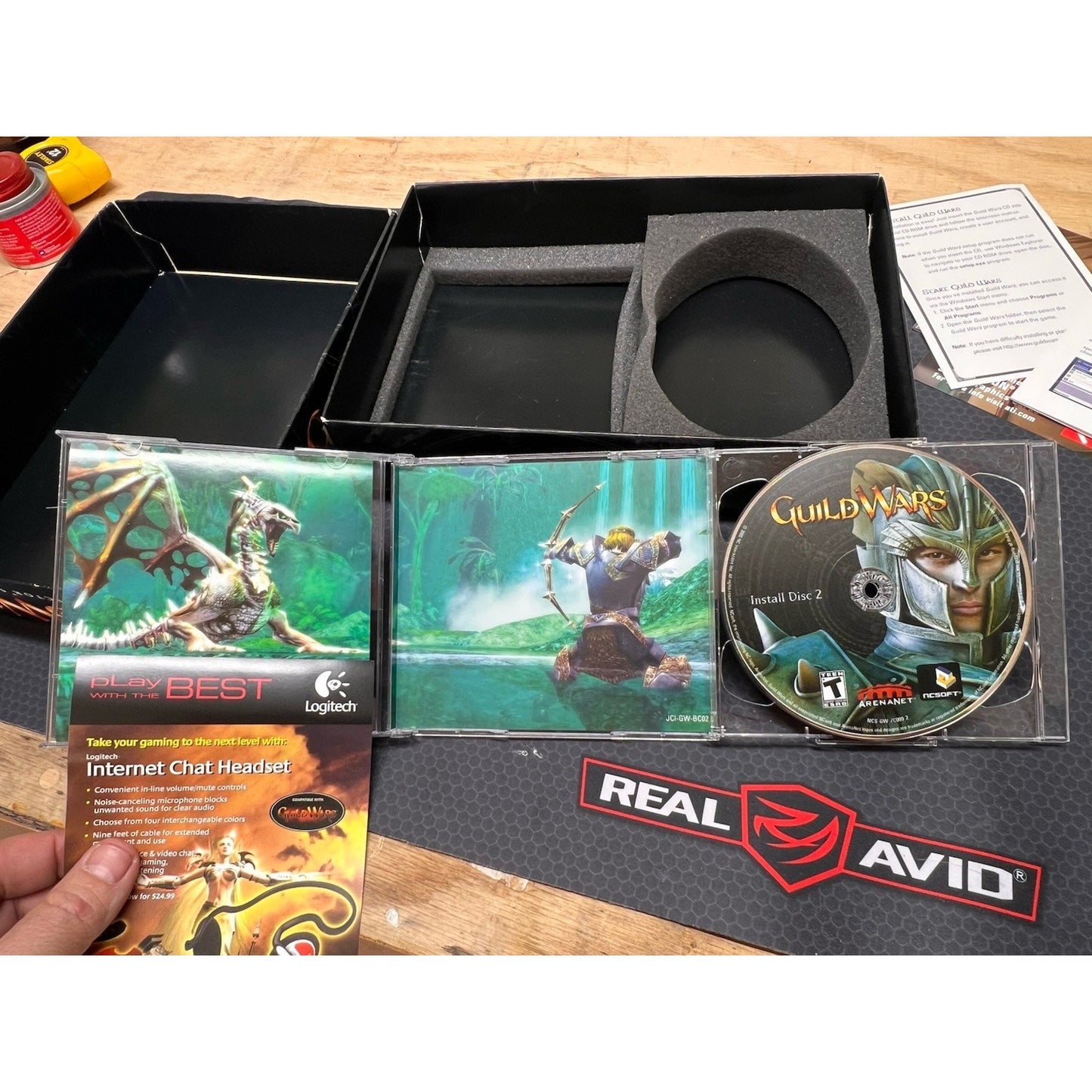 Guild Wars Base Game Collector’s Edition PC , Missing Headset & Art Book
