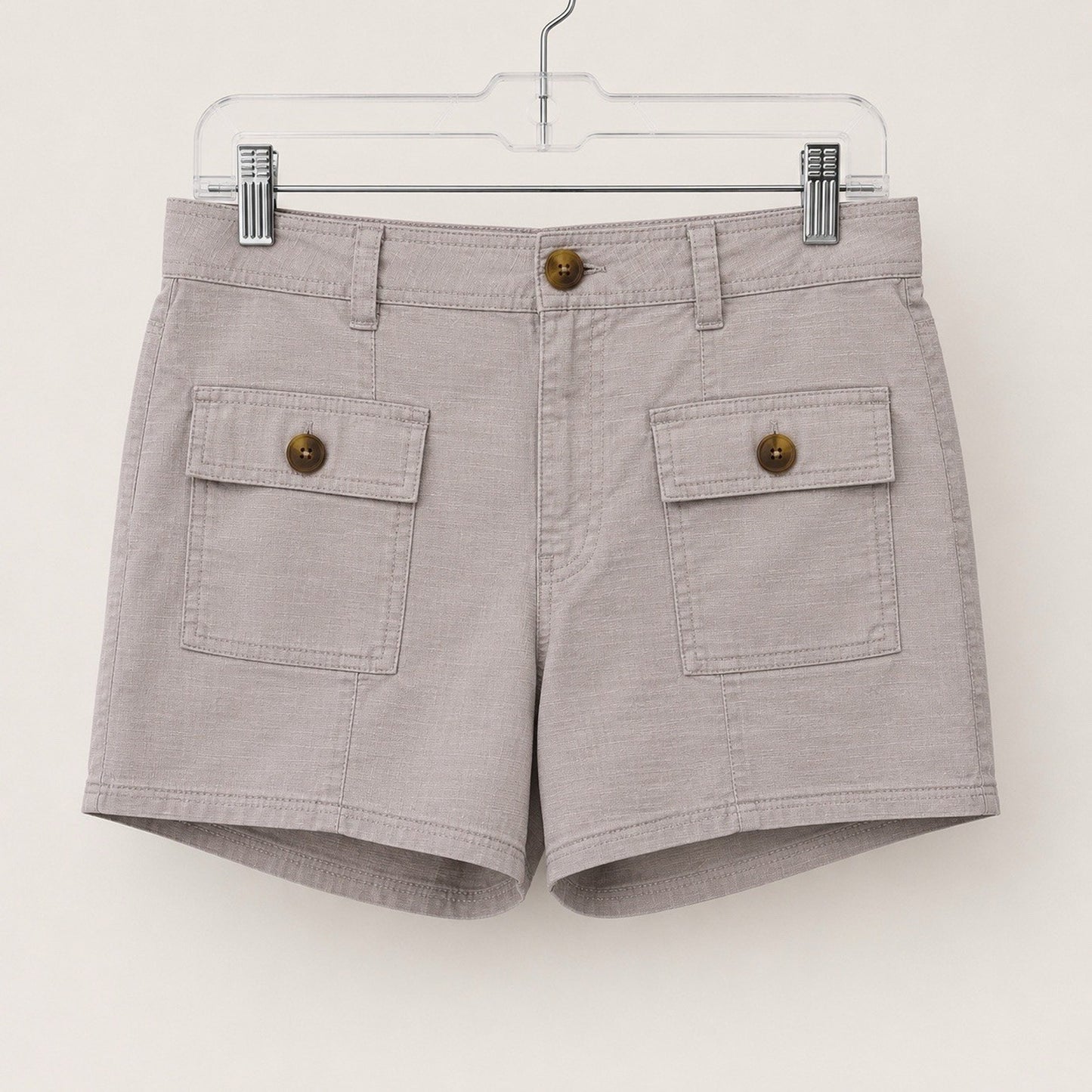 Vuori Vintage Ripstop Cargo Utility Shorts 32” Large 3” High Rise Elastic Waist