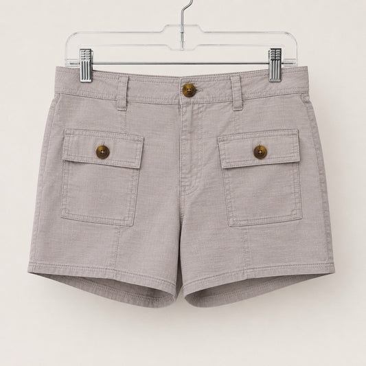 Vuori Vintage Ripstop Cargo Utility Shorts 32” Large 3” High Rise Elastic Waist