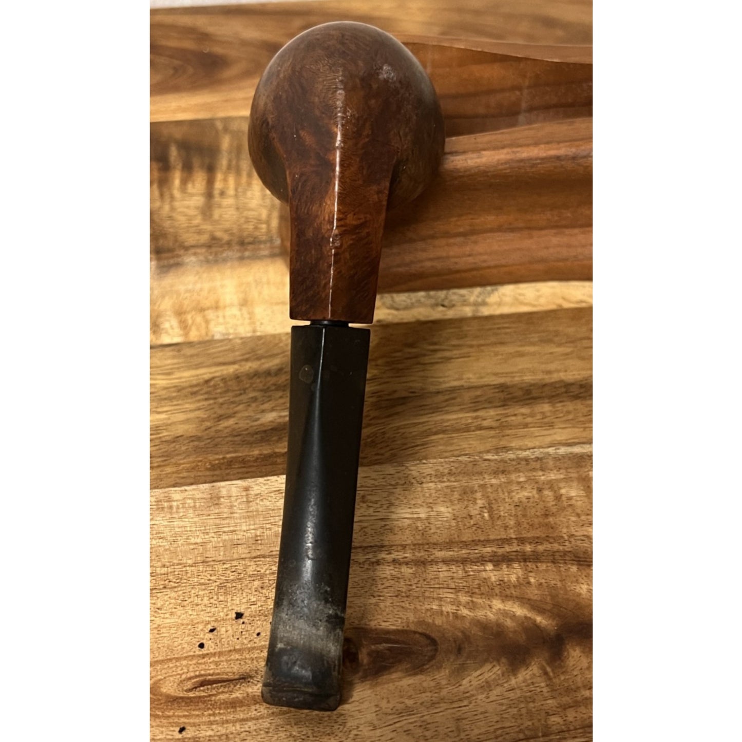 Vintage Unmarked Bulldog Tobacco Pipe 6" Long 1" Diameter Bowl