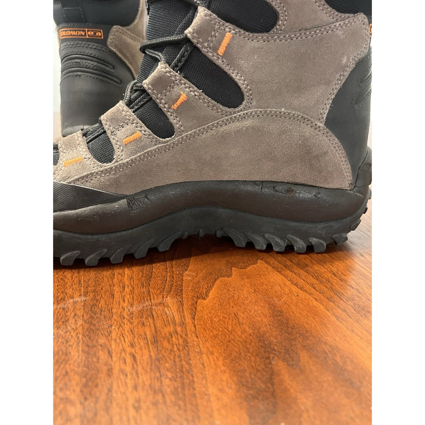 Salomon Contagrip Clima-Dry Mens Hiking Boots Size 8.5 Gray YYII-S8