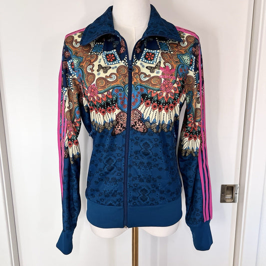 adidas X Farm Rio Borbomix Track Jacket Women (S) Trefoil Butterfly Floral Art