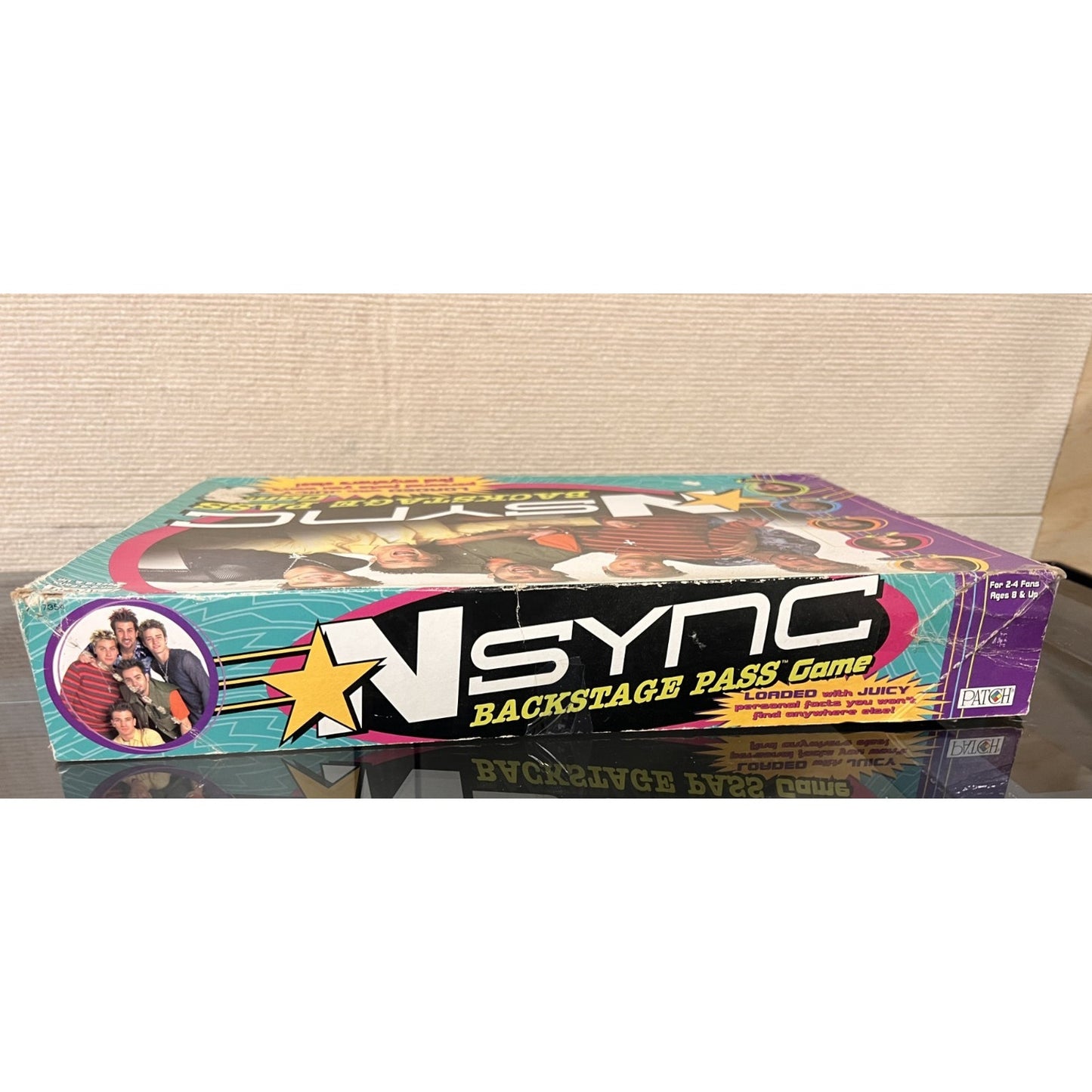 vintage 2000 NSYNC Backstage Pass board game by Patch Products Retro Design