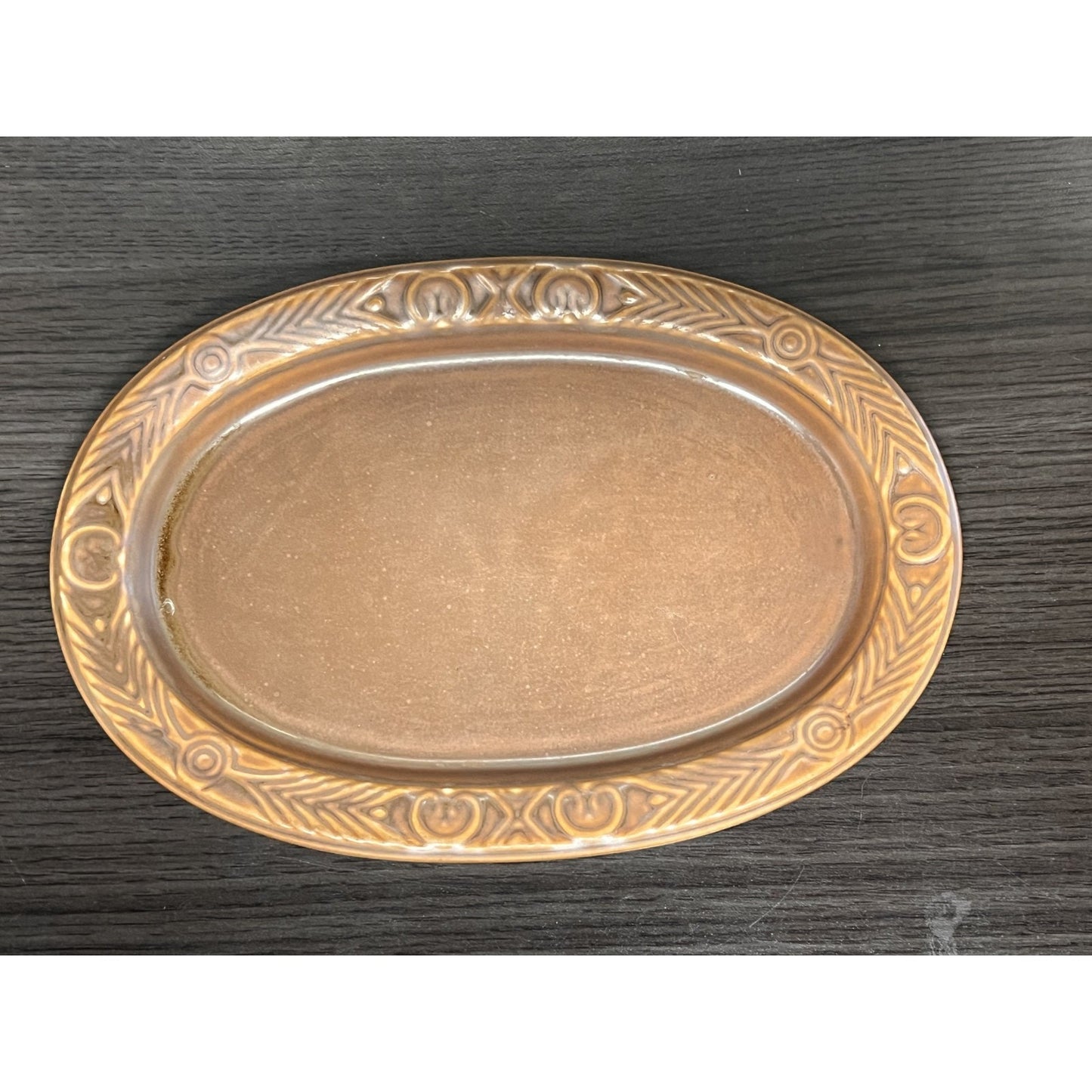 Vintage Hall Rarewares #792 Brown Oval Platters-Selling Individually 3 Available