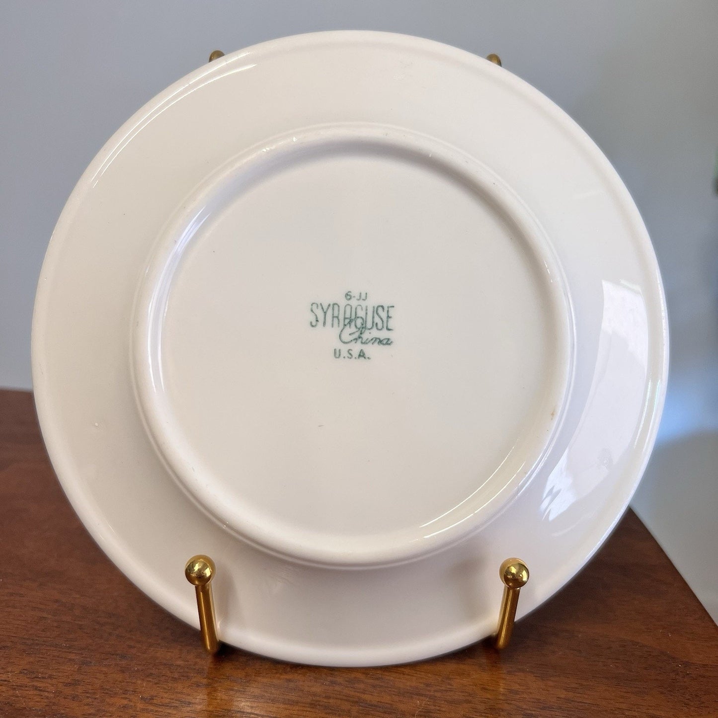 1955 Syracuse Restaurant Ware Indian Tree Pink Bread Butter Plate 6-JJ