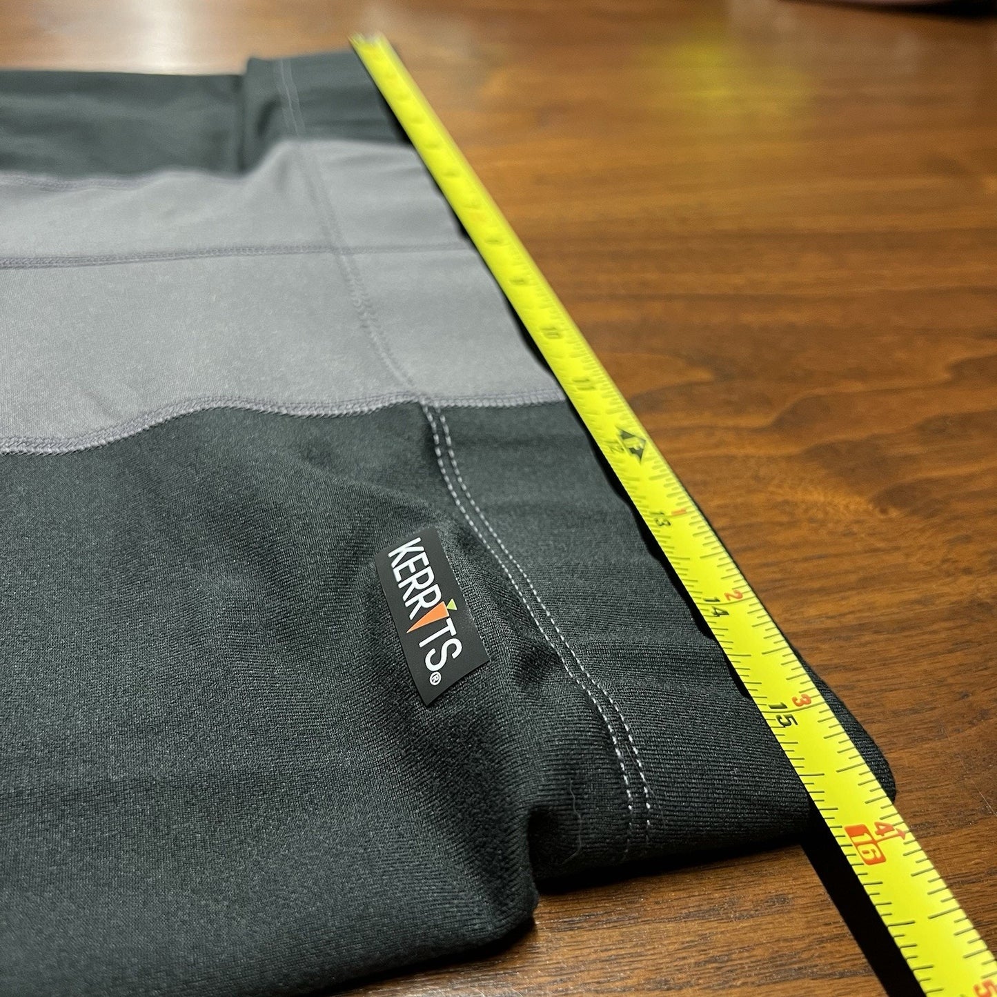 Kerrits Knee Patch Pull On Riding Tights XL Black Grey
