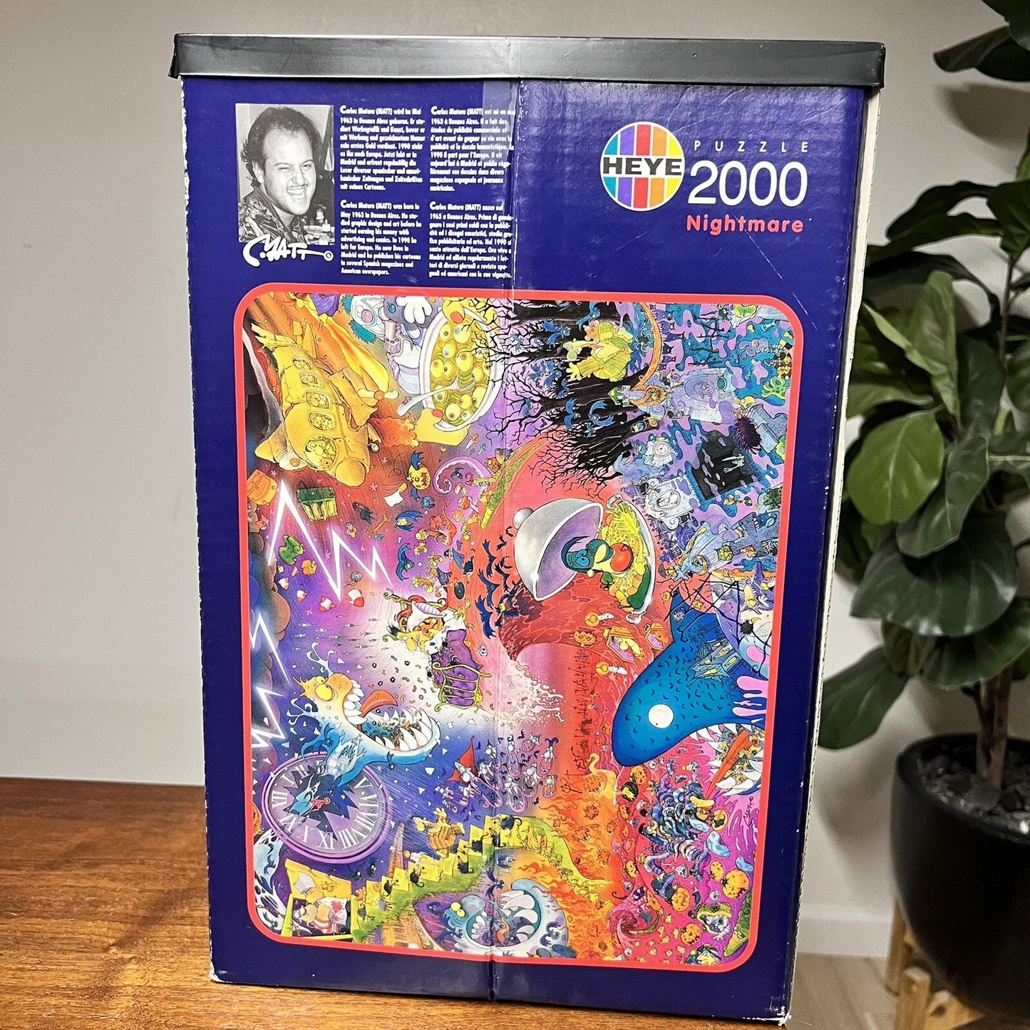 RARE “Nightmare” by Matt Carlos Matera 2000 Piece Heye Jigsaw Puzzle 1997