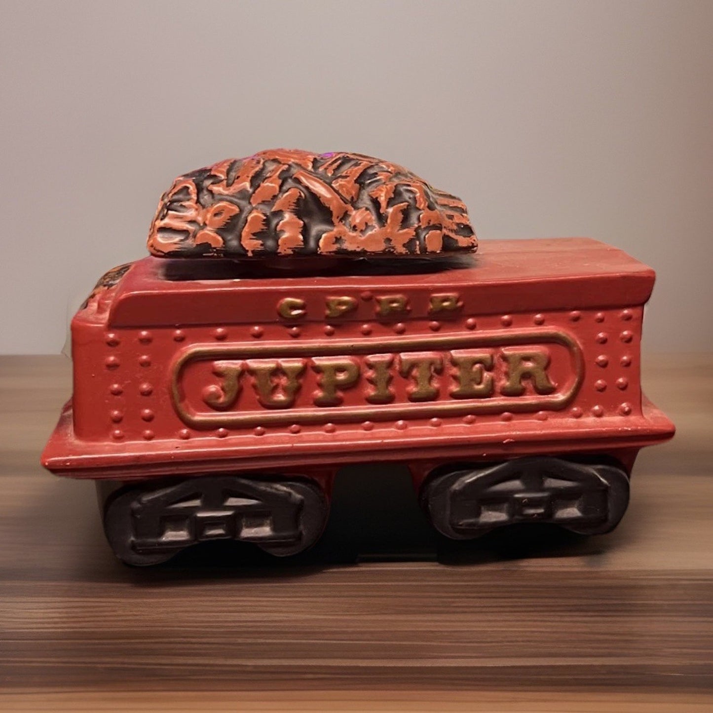 1969 McCormick Commemorative Jupiter Train Decanter Set Featuring McCoy Pottery