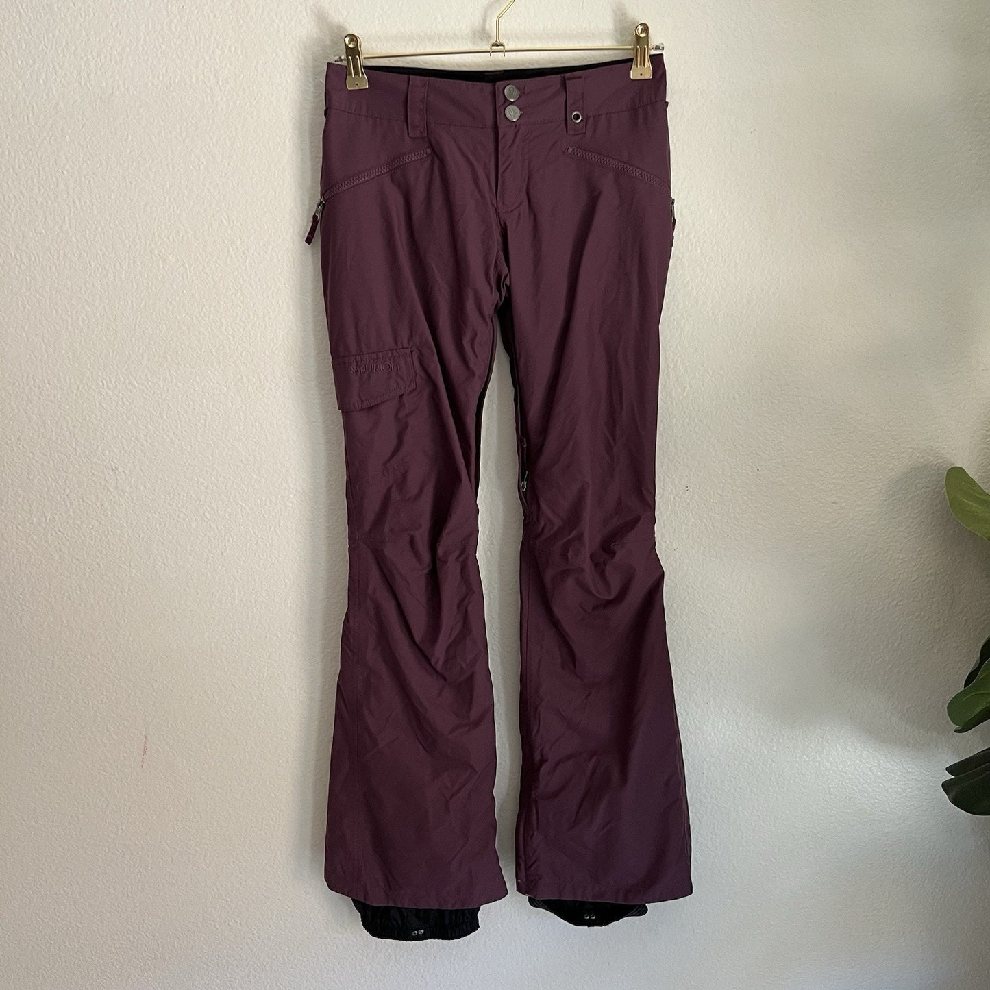$235 Burton Dryride Da Nang XXS Snowboard Cargo Ski Pants Women Purple 2XS