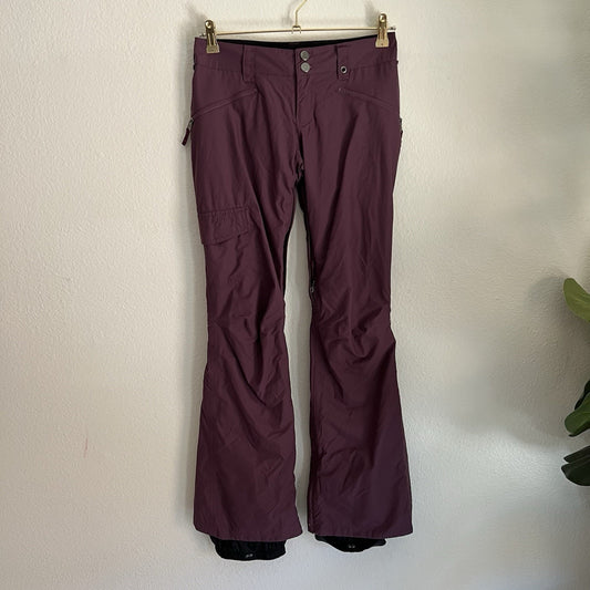 $235 Burton Dryride Da Nang XXS Snowboard Cargo Ski Pants Women Purple 2XS