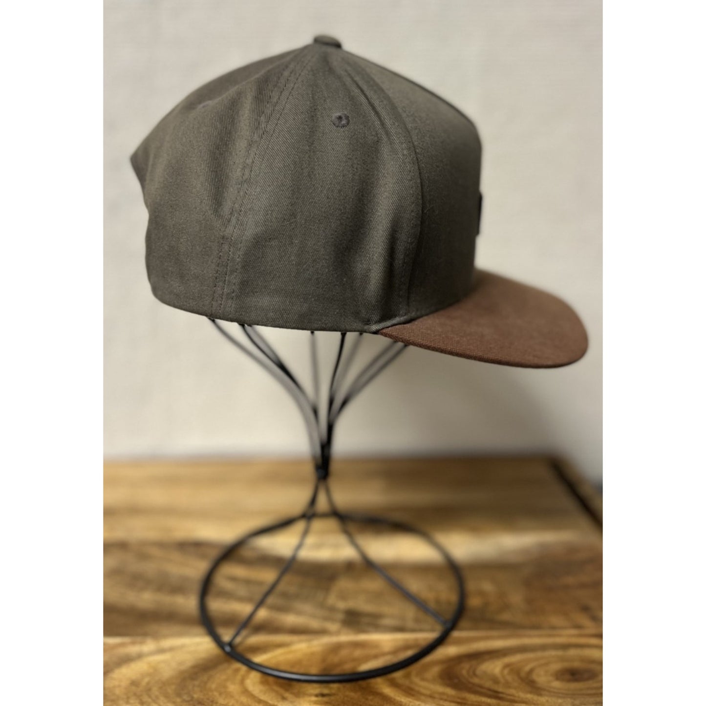 Vans Mini Full Patch II Snapback Olive Green / Brown Hat