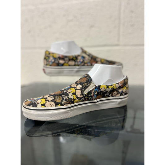 Vans x Peanuts Classic Slip-On "The Gang" Sneakers Mens Size 7.5
