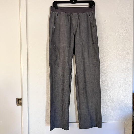 Figs (S) Axim Cargo Men’s T2001 Straight Leg Scrub Pants Gray Stretch Medical