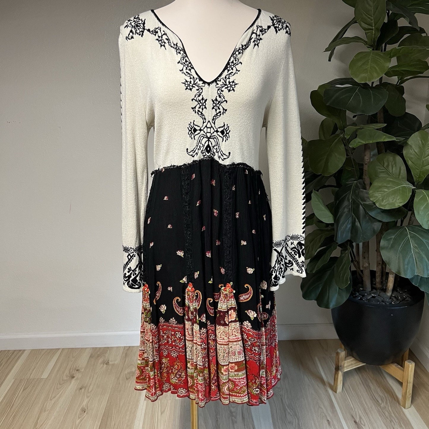 Boho Unique Stevie Nicks Gypsy Western Festival Punchy Country Bell Sleeve
