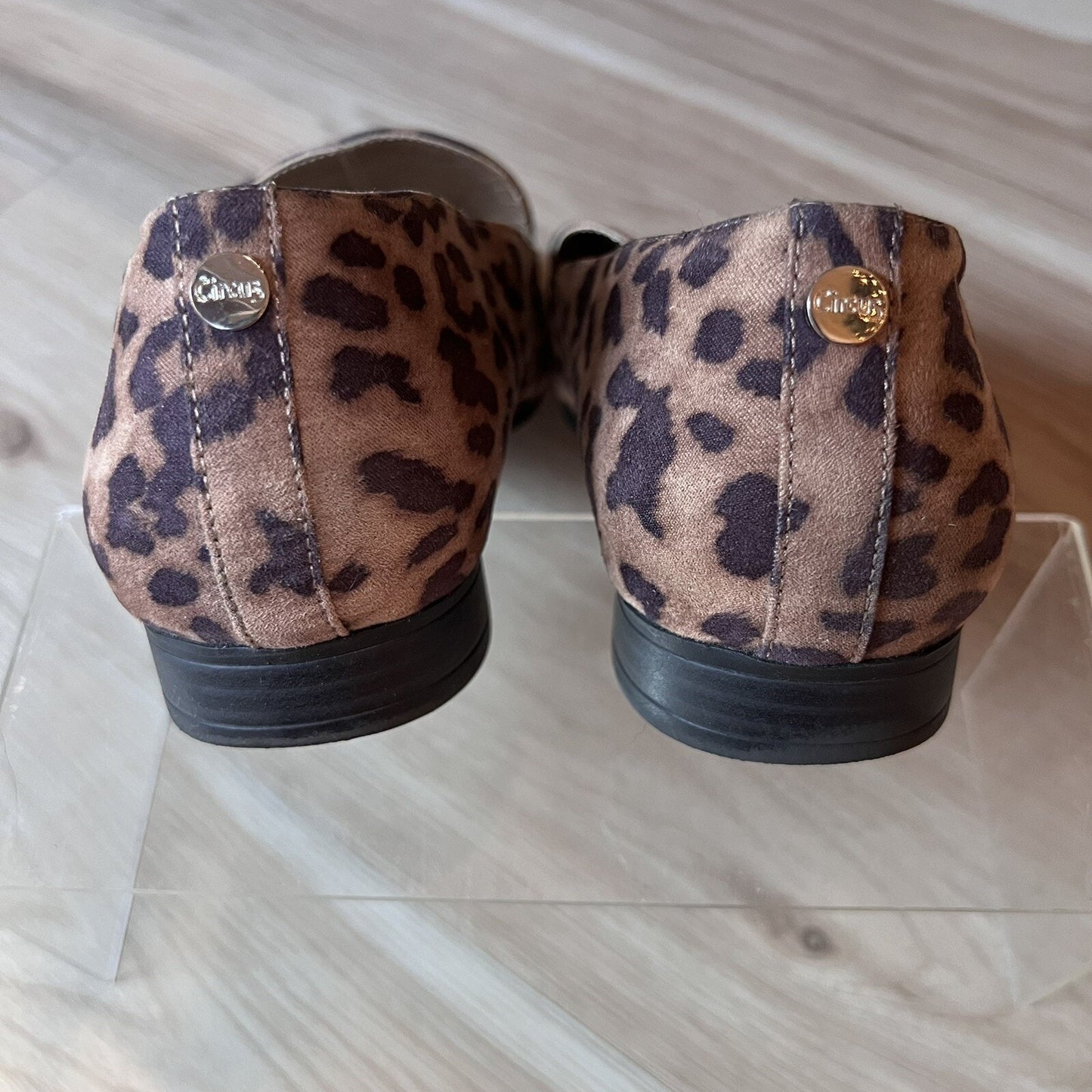 Circus By Sam Edelman ‘Harlem’ 8.5M Leopard Print Loafer Flat Slip On Shoe