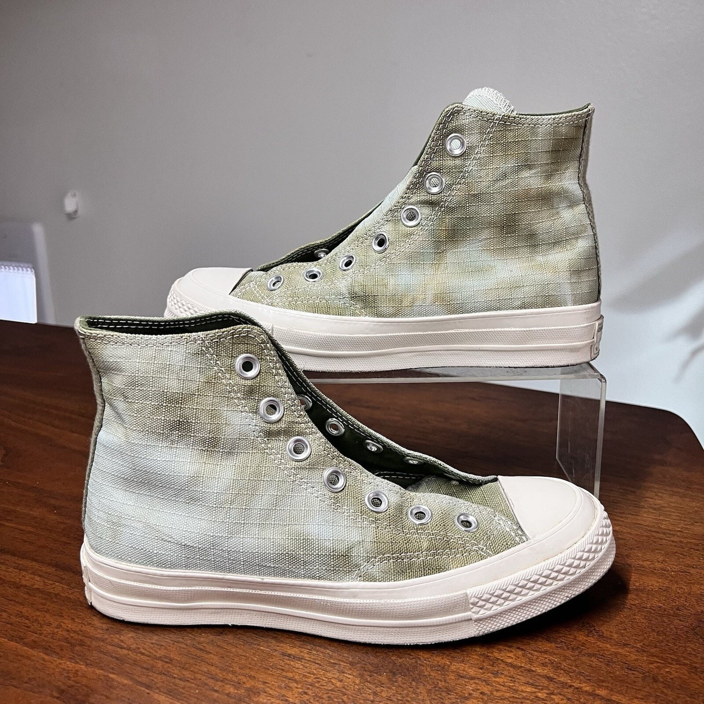 Converse 6.5 Chuck 70 High Twisted Vacation Street Sage Green 167648C CTAS