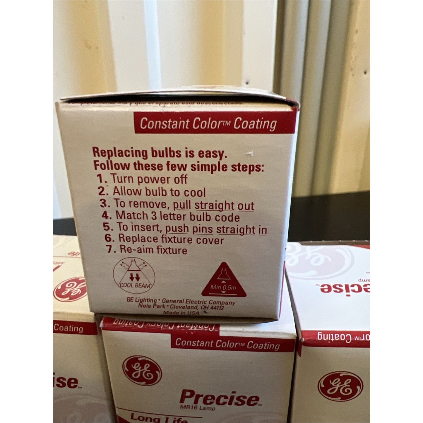 GE 50 Watt 25 Degree Beam UV Control Light Bulb