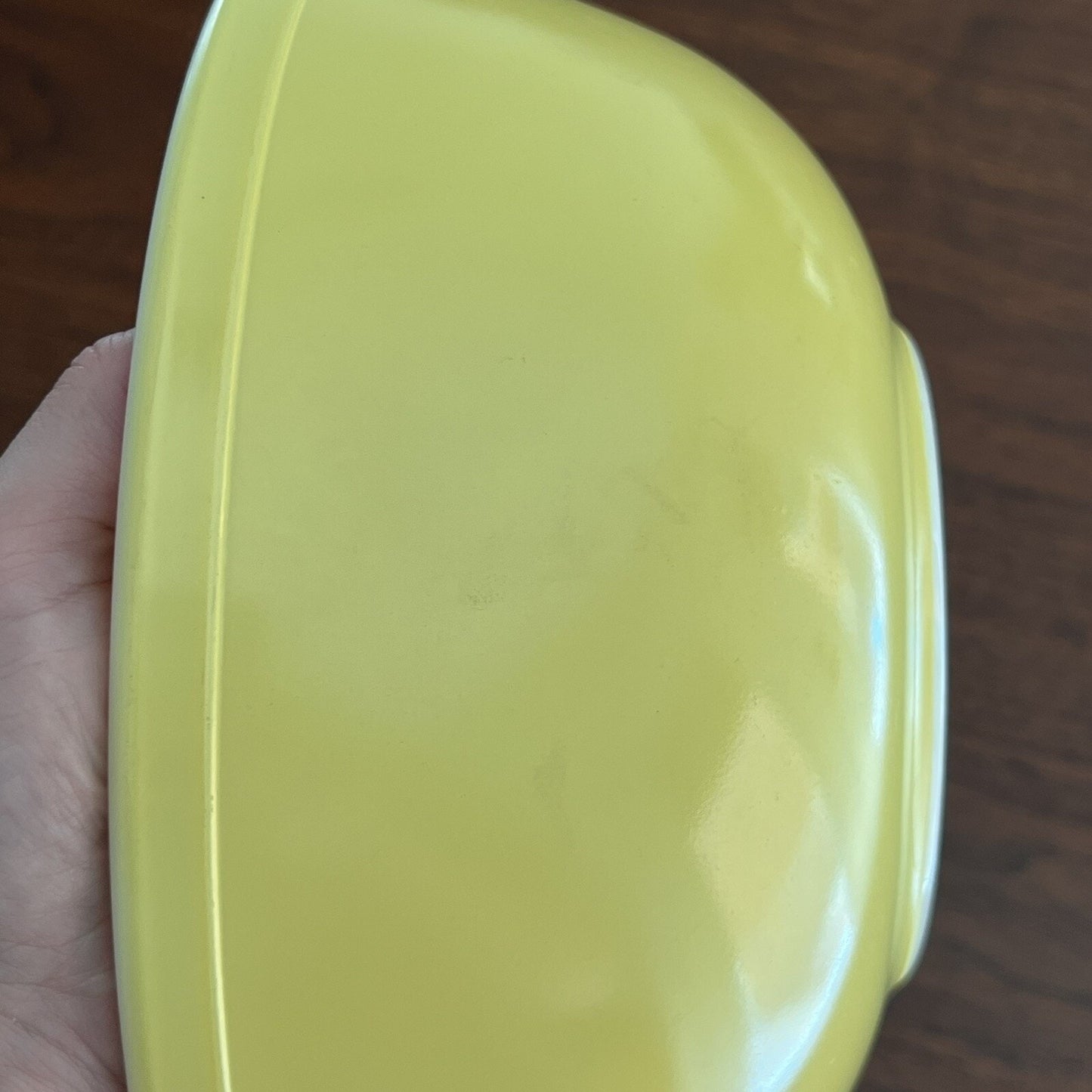 Vintage 1949 Primary Yellow #404 Pyrex 4 qt Mixing/Nesting Bowl Mid-Century