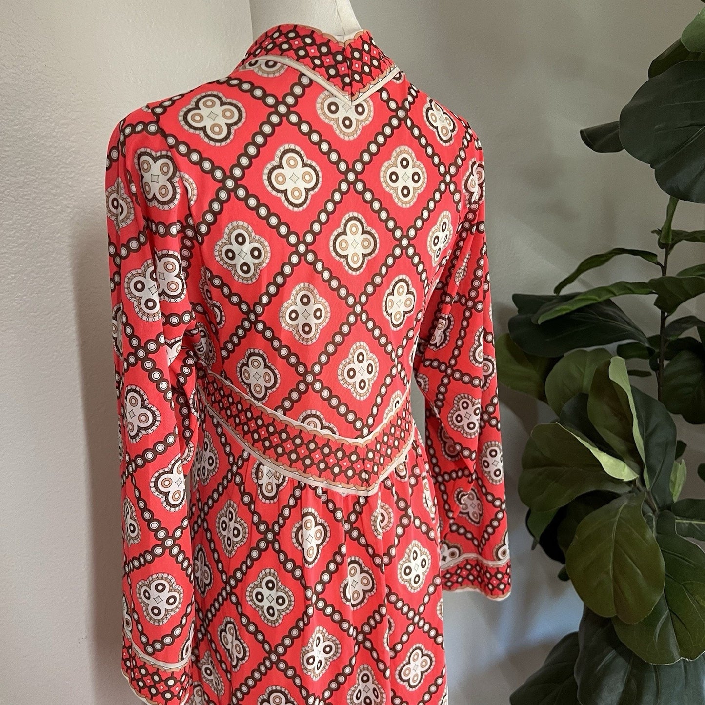 RARE Emilio Pucci Formfit Rogers EPFR Kimono Robe Hostess Gown Mod Psychedelic