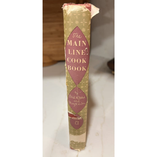 Vintage The Main Line Cook Book First Edition Hard Cover w/Dust Jacket 1950