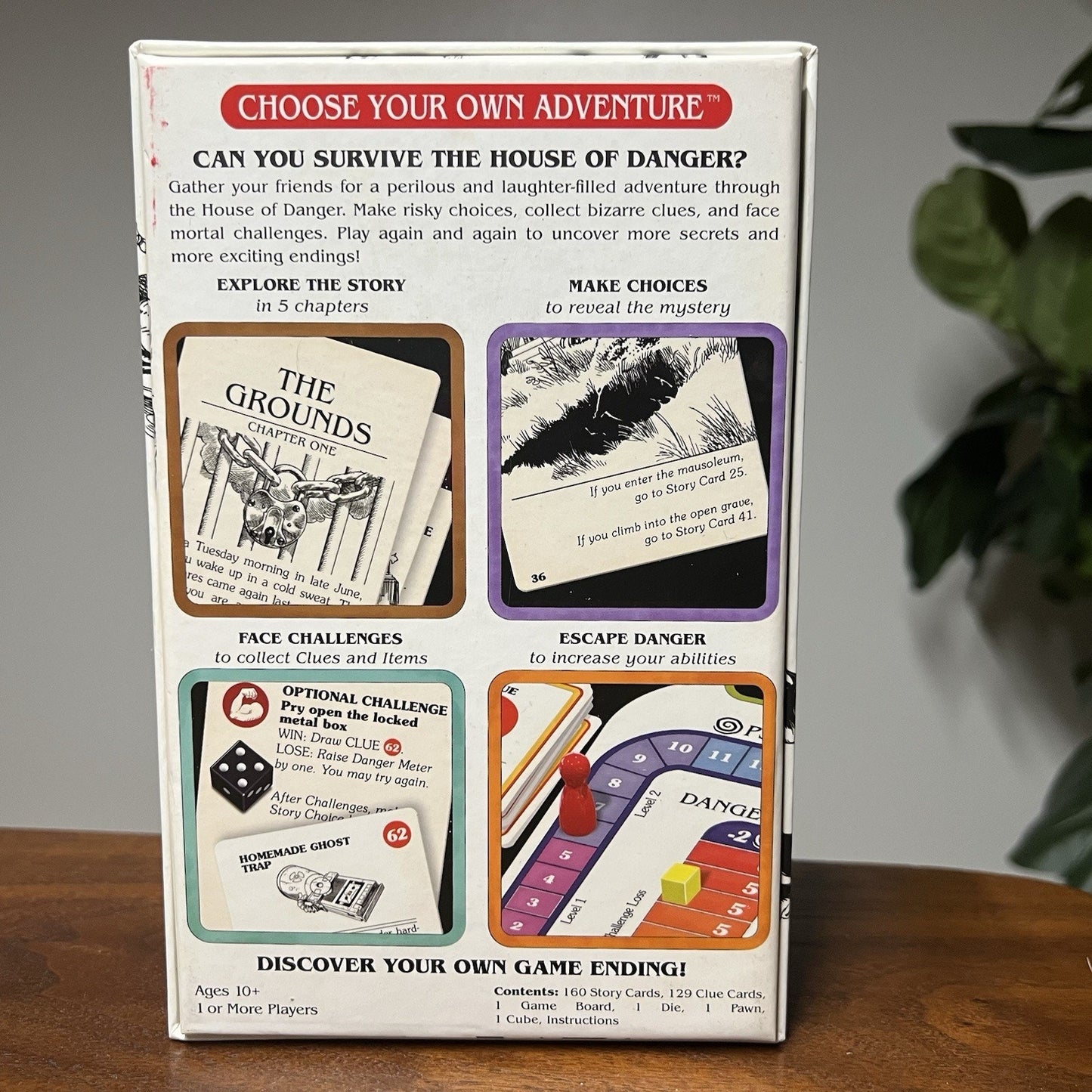 NEW House Of Danger Choose Your Own Adventure Strategy Board Game 1+ Player