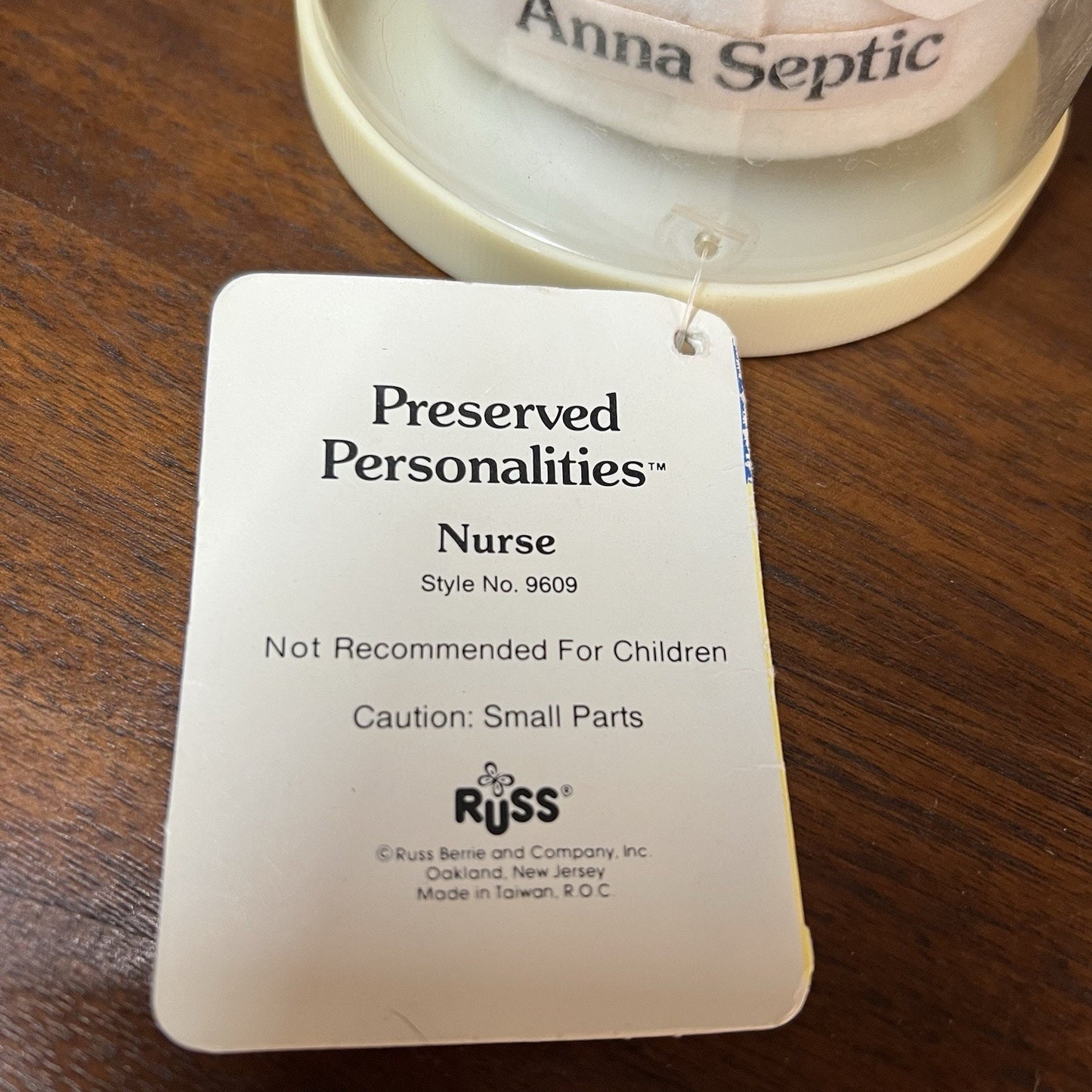 Nurse Gag Gift Preserved Personalities Anna Septic Funny Novelty hospital