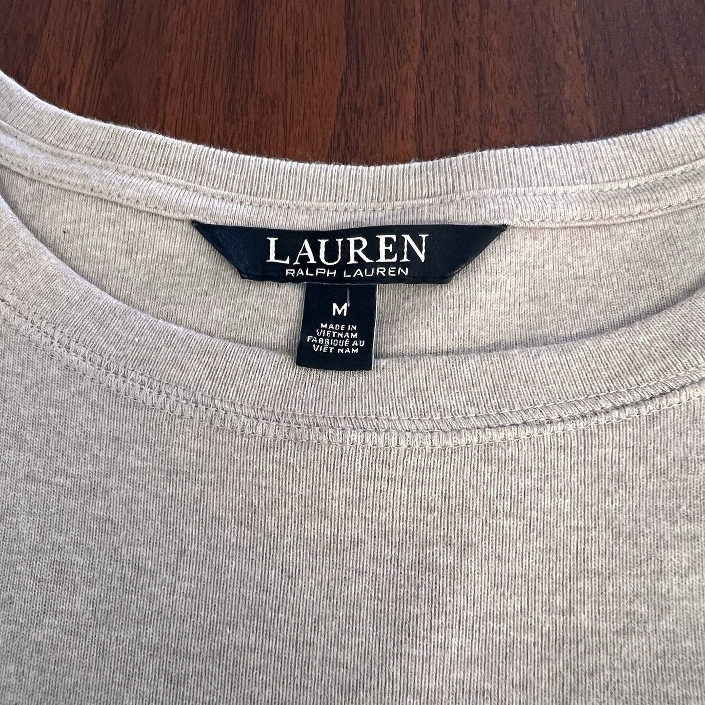 Ralph Lauren Black Label (S) Suede Elbow Patch Long Sleeve Sweater Dress Luxury