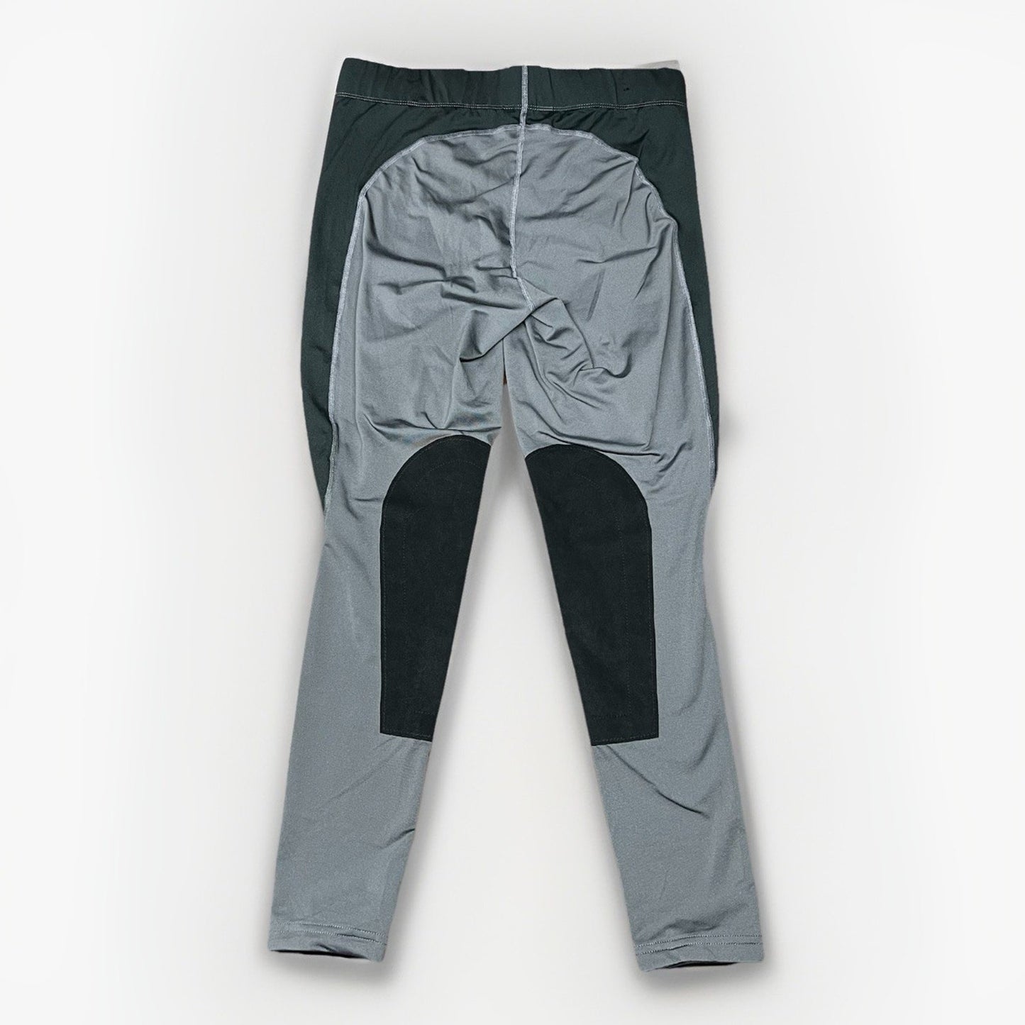 Kerrits Knee Patch Pull On Riding Tights XL Black Grey