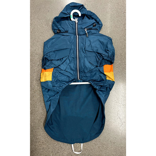 Arctic Trail Blue Easy Breezy Windbreaker Jacket for Dogs Size Large