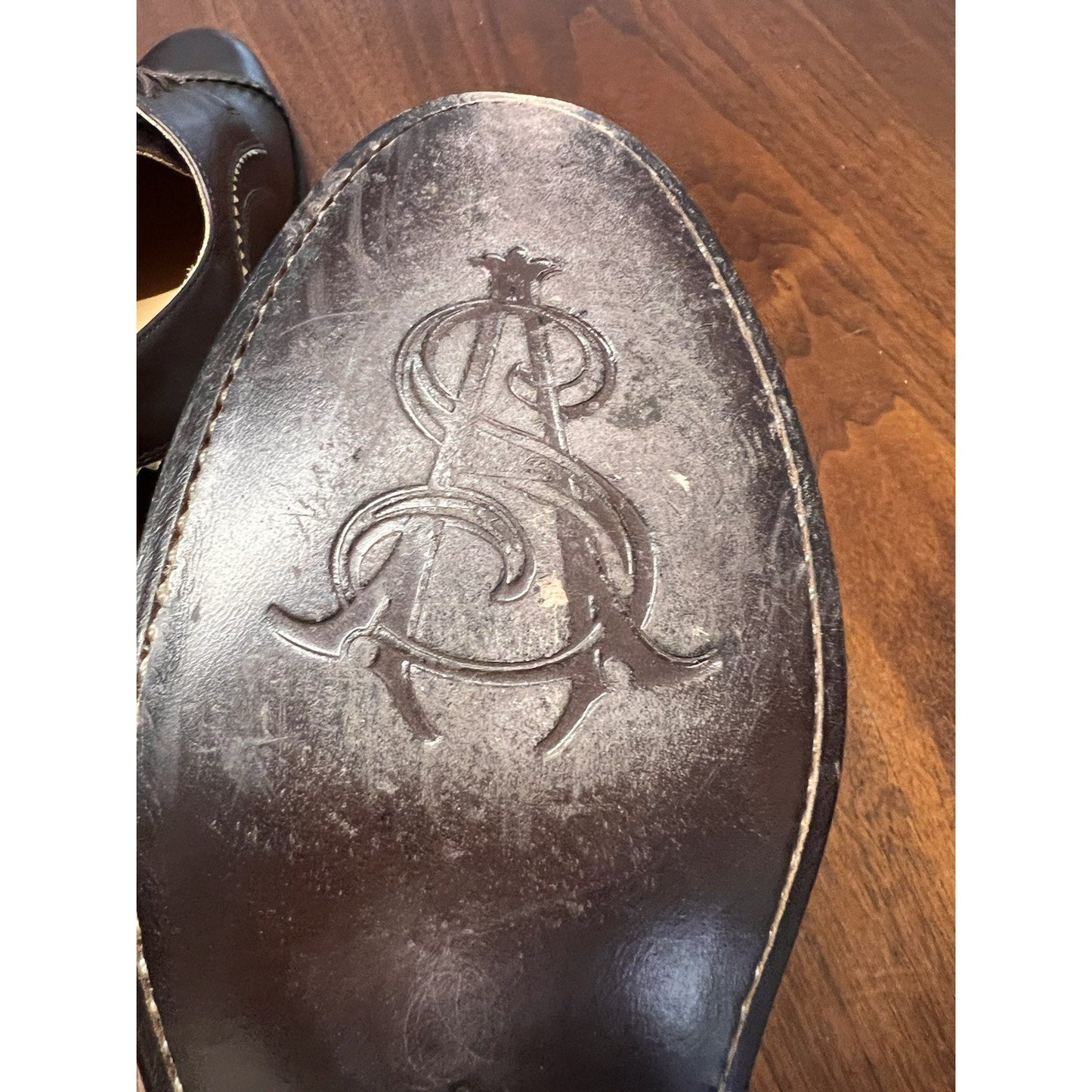 The Office of Angela Scott "Ms. Neale" brown leather derby shoes Women’s Size 5