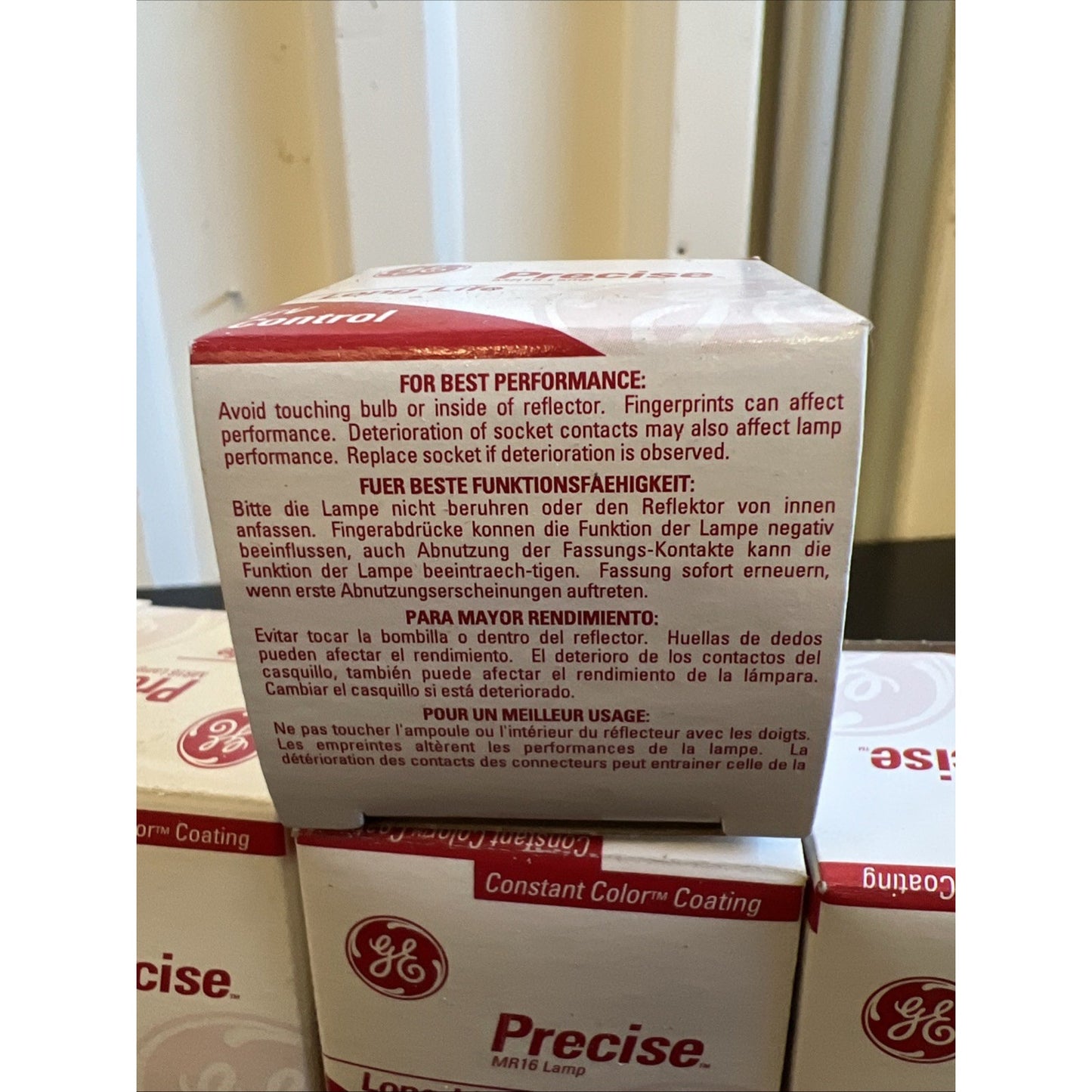 GE 50 Watt 25 Degree Beam UV Control Light Bulb