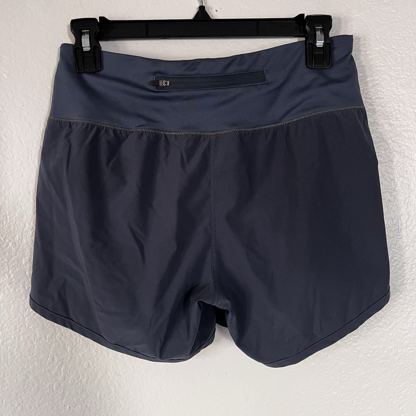 Free Fly Women's XS Bamboo Lined Breeze Shorts 4" UPF 50+ Dusk Blue Zip Pocket