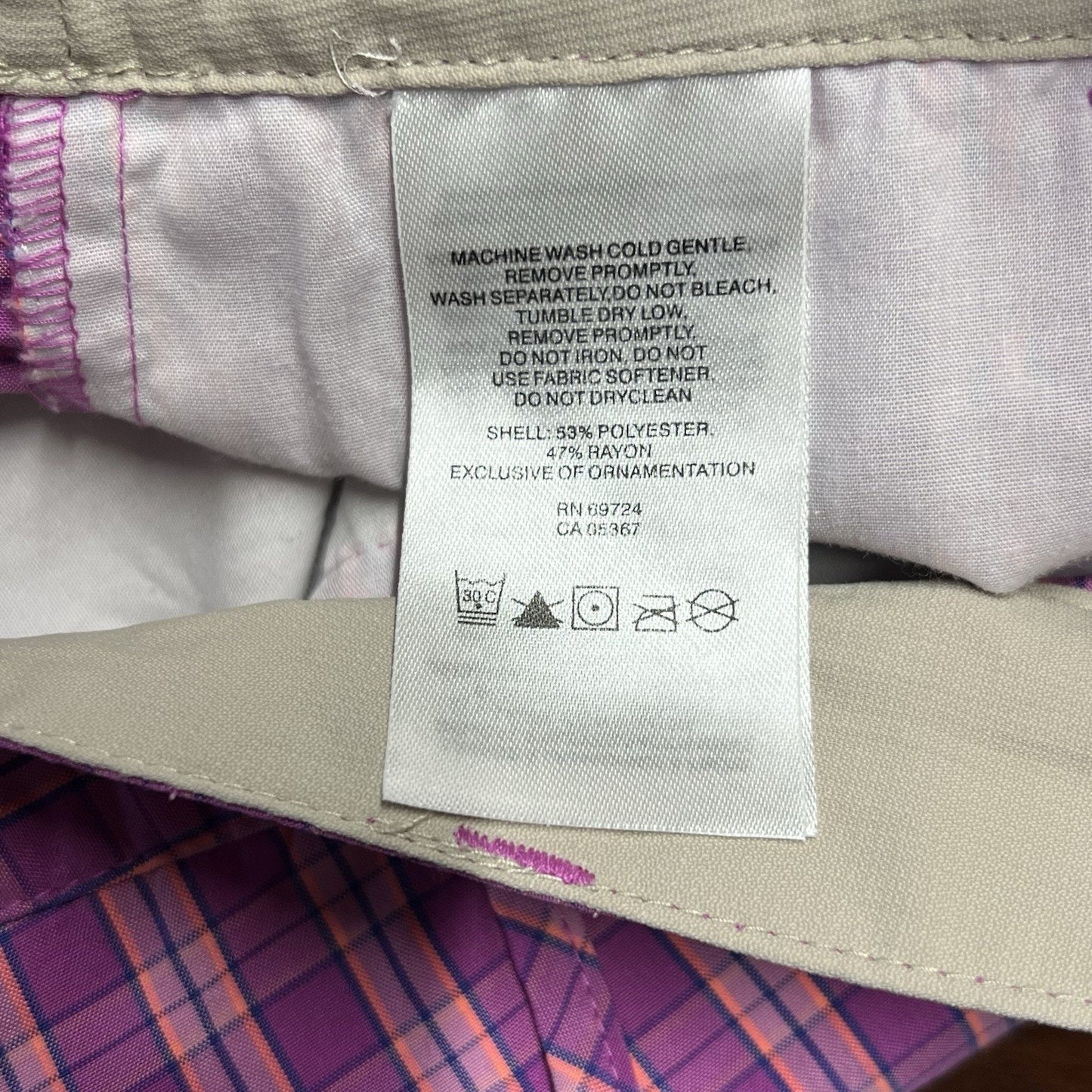 Columbia Omni-Shade Girls Shorts Medium 10/12 Adjustable Hiking Outdoor Purple