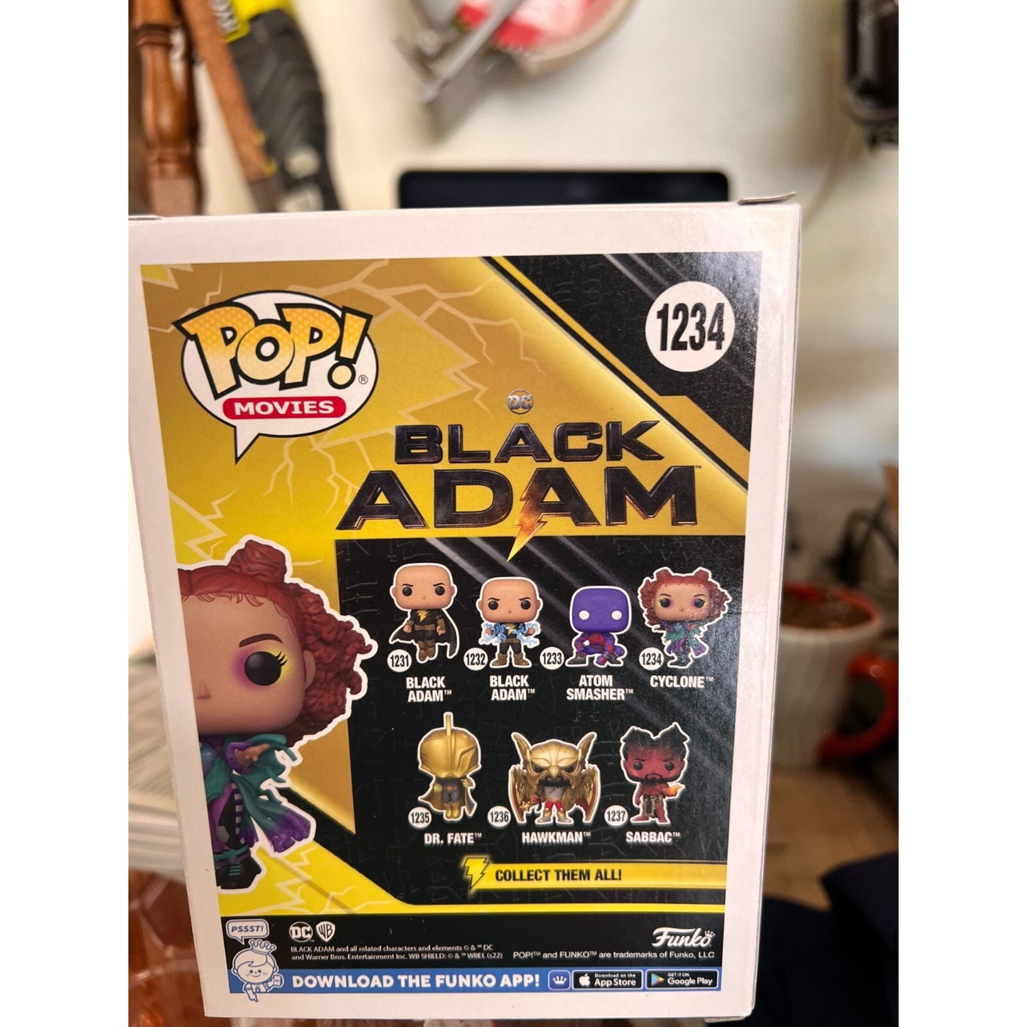 Funko Pop! Vinyl: DC Universe Cyclone #1234 Never Opened w/Original Shipping Box