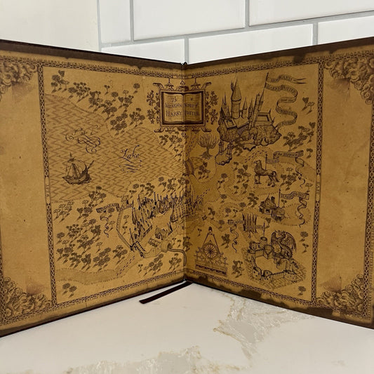 NEW Harry Potter Marauder's Map ScrapBook Photo Album Journaltale Hardcover
