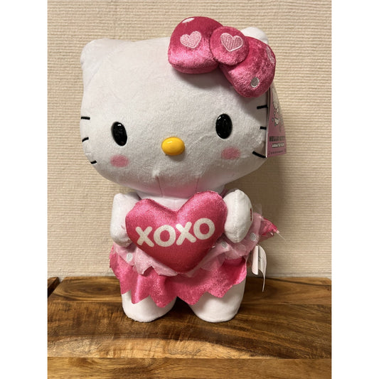 NWT Sanrio Hello Kitty Animated Sidestepper XOXO 2024 Valentine's Day Plush Toy